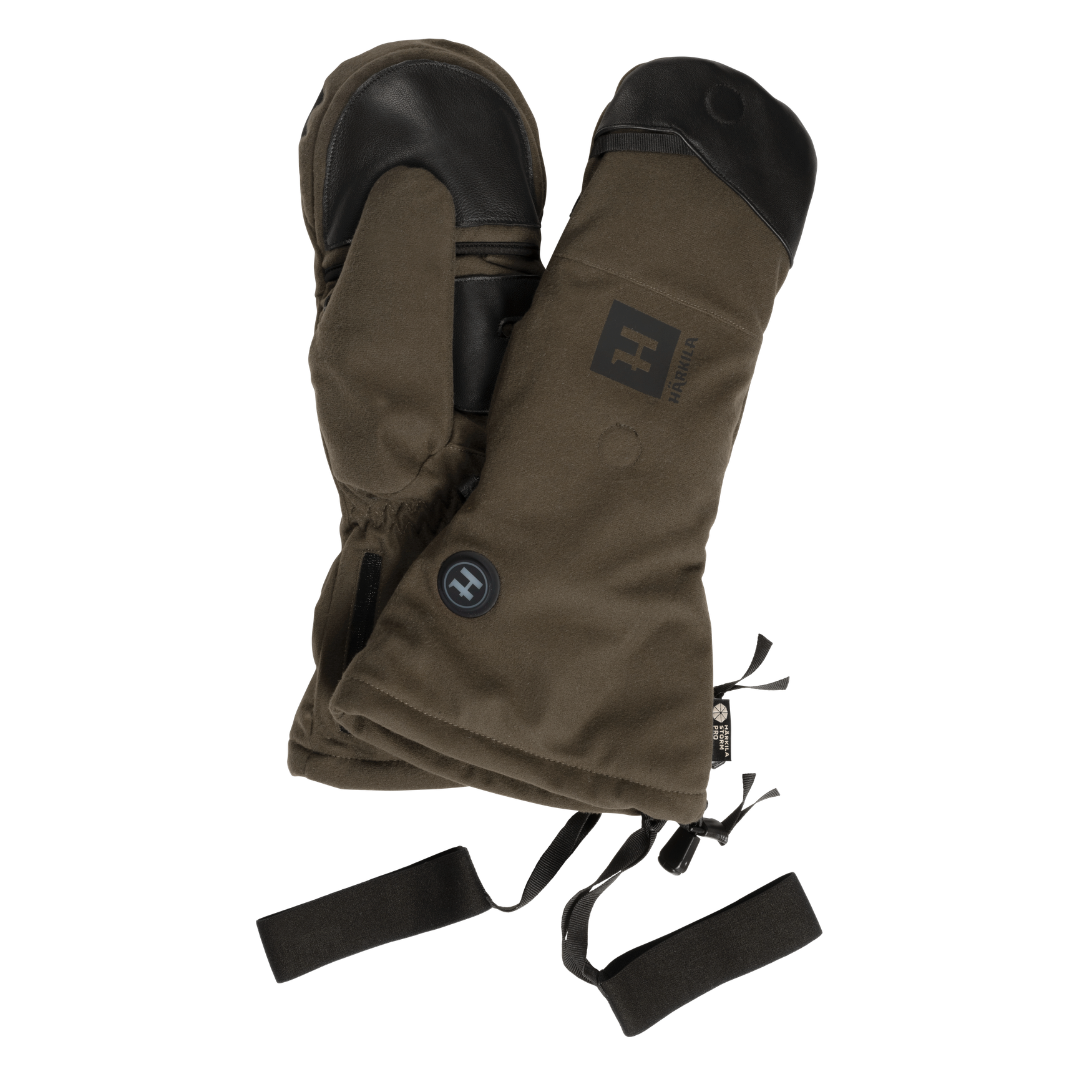 Härkila Heat HSP Votter med foldbar fingerhette Hunting Green