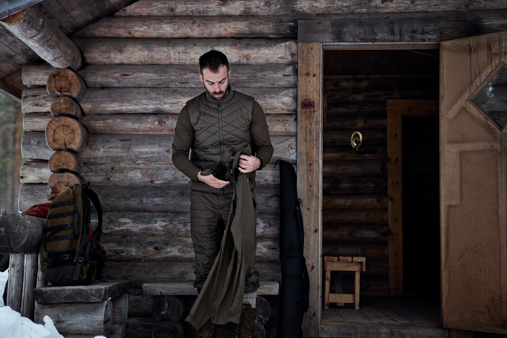 Härkila Logmar Insulated Packable Breeks Willow Green