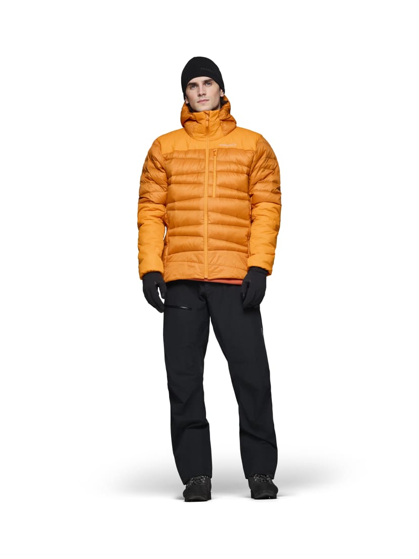 Norrøna Falketind down750 Zip Hood (M) Gold Flame