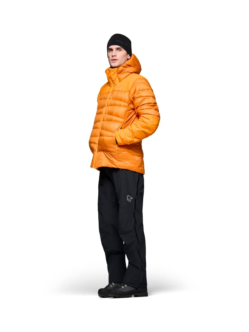 Norrøna Falketind down750 Zip Hood (M) Gold Flame