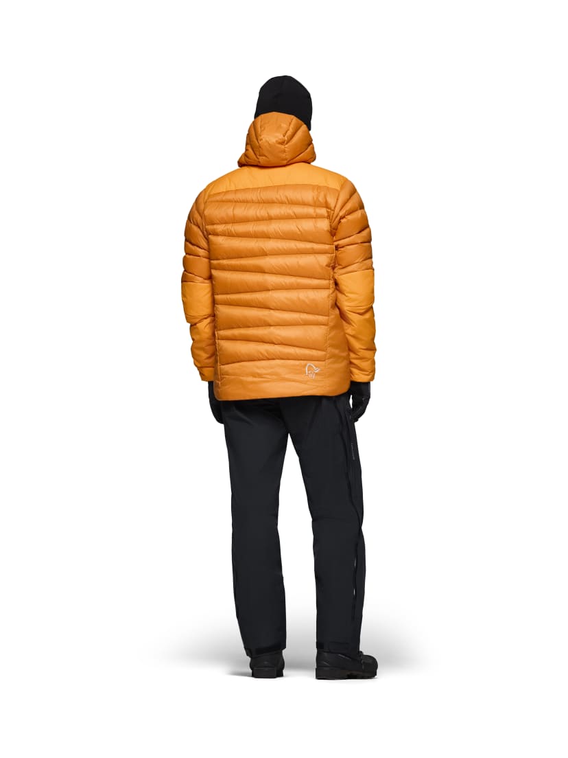 Norrøna Falketind down750 Zip Hood (M) Gold Flame